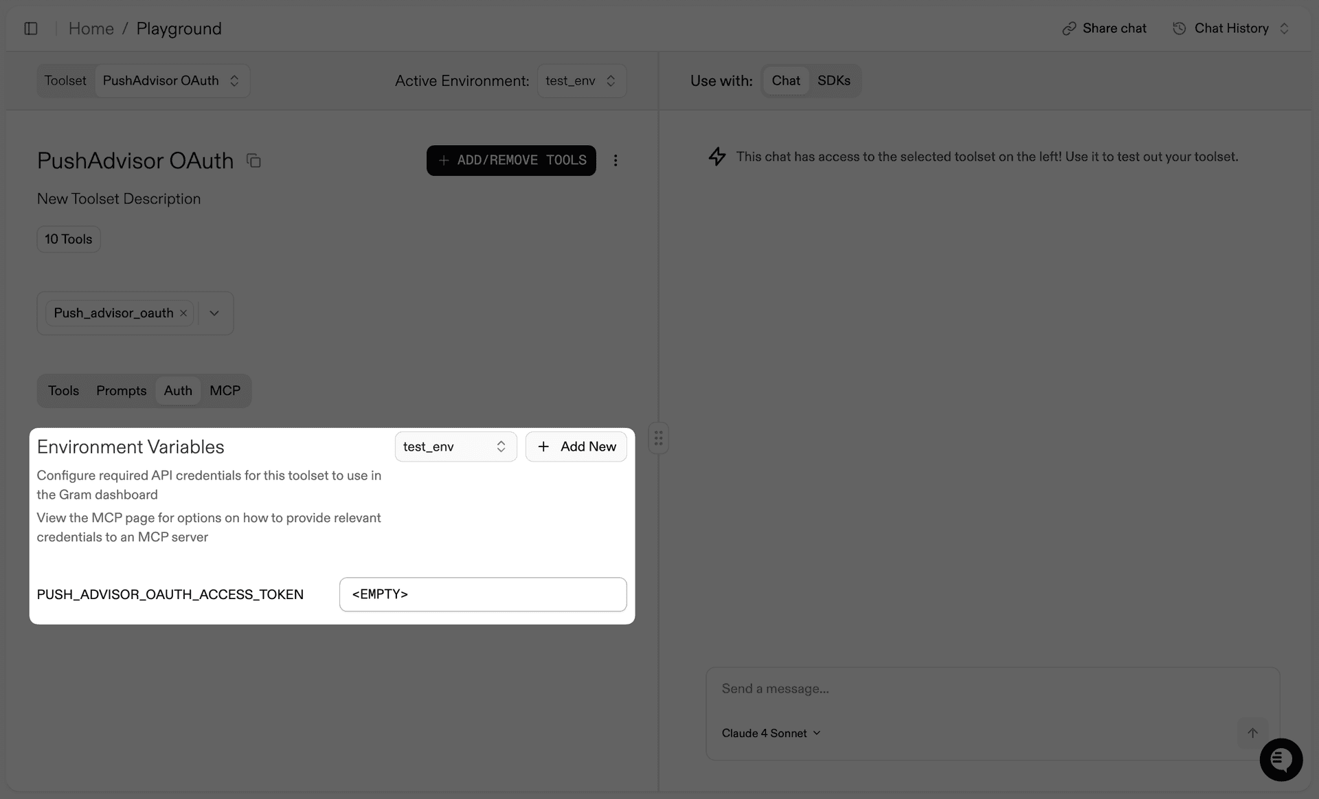 Gram Access Token Required